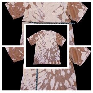 Vintage Classic Tie Dye Military T-Shirt Dscp Jensen XL 46-48 Made In USA Cotton